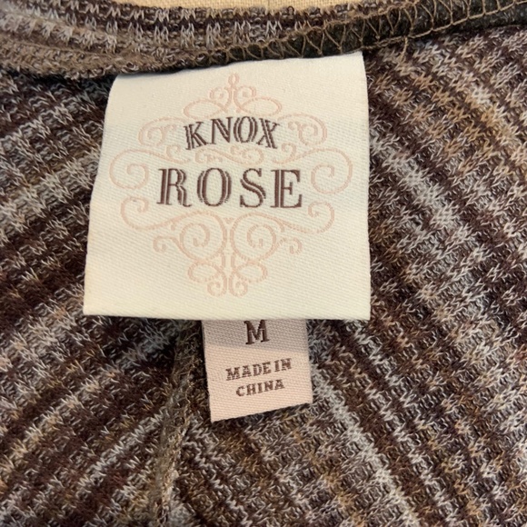 NWOT Knox Rose Heather Brown Swing Sweater - Picture 5 of 5